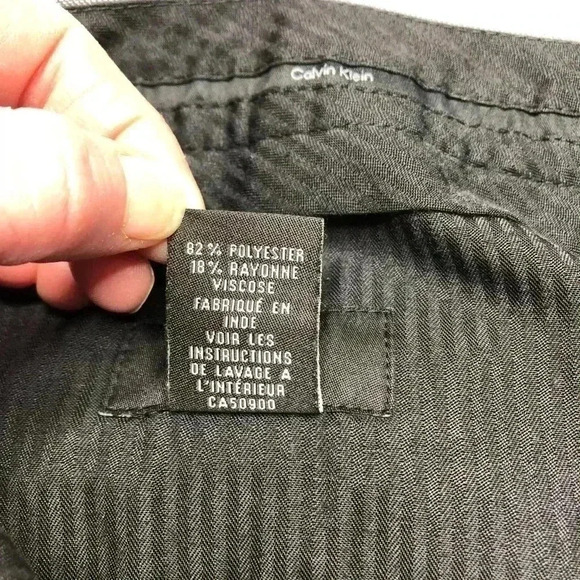Calvin Klein Grey Dress Pants Size 36 - Picture 9 of 16